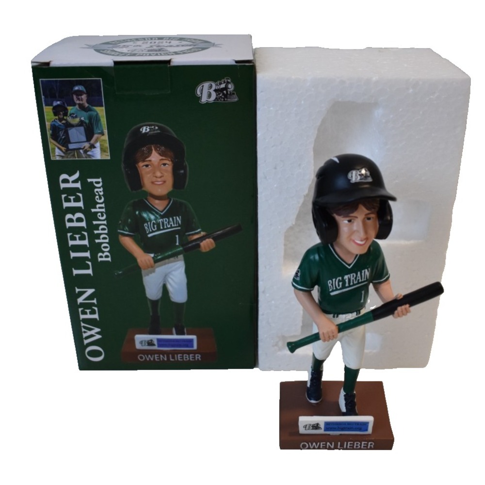 Owen Lieber Bethesda Big Train Bobblehead TEAM BATBOY 500 Made NEW IN BOX